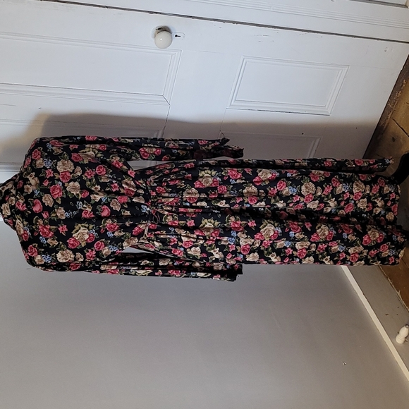 Daiquiri dress floral vintage 70's Cottage Core maxi - Picture 6 of 16